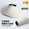 Women Seamless Large Brim Foldable Empty Top Sun Hat Uv Protection Breathable Sunscreen Cap