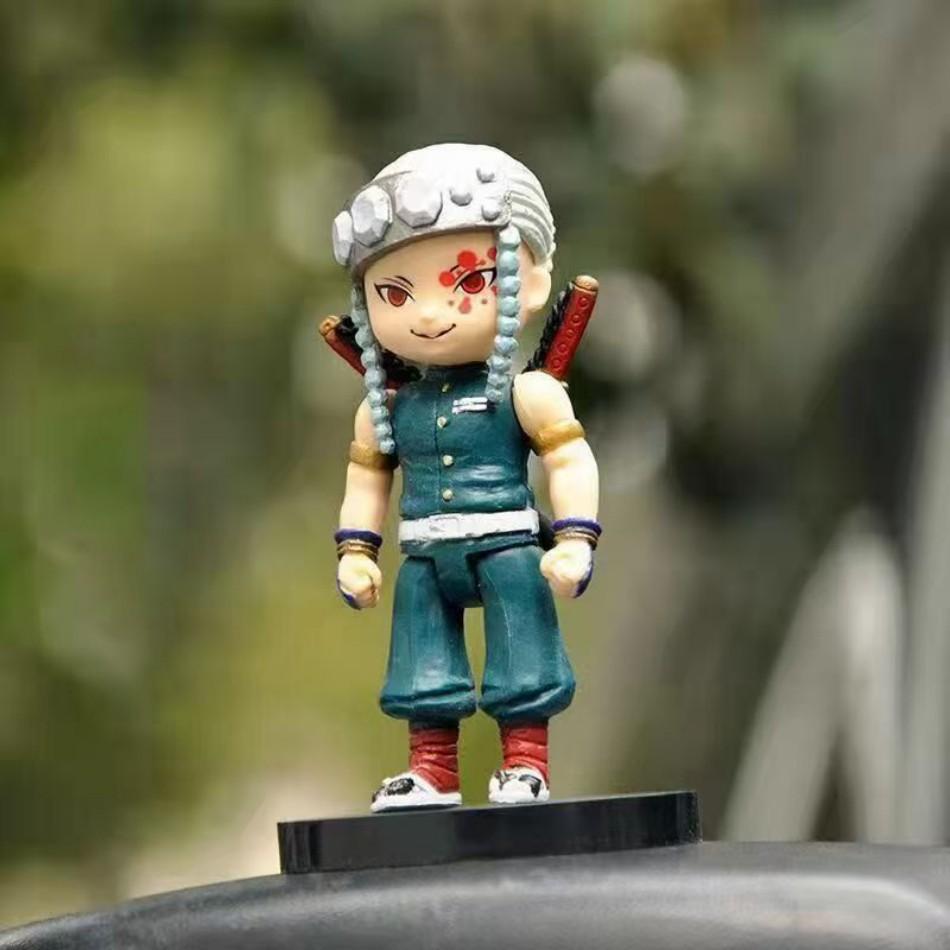 9pcs Anime Demon Slayer Kimetsu No Yaiba Figure Kamado Tanjirou Action Figure Agatsuma Zenitsu Nezuko Warrior Pvc Model Toy Gift