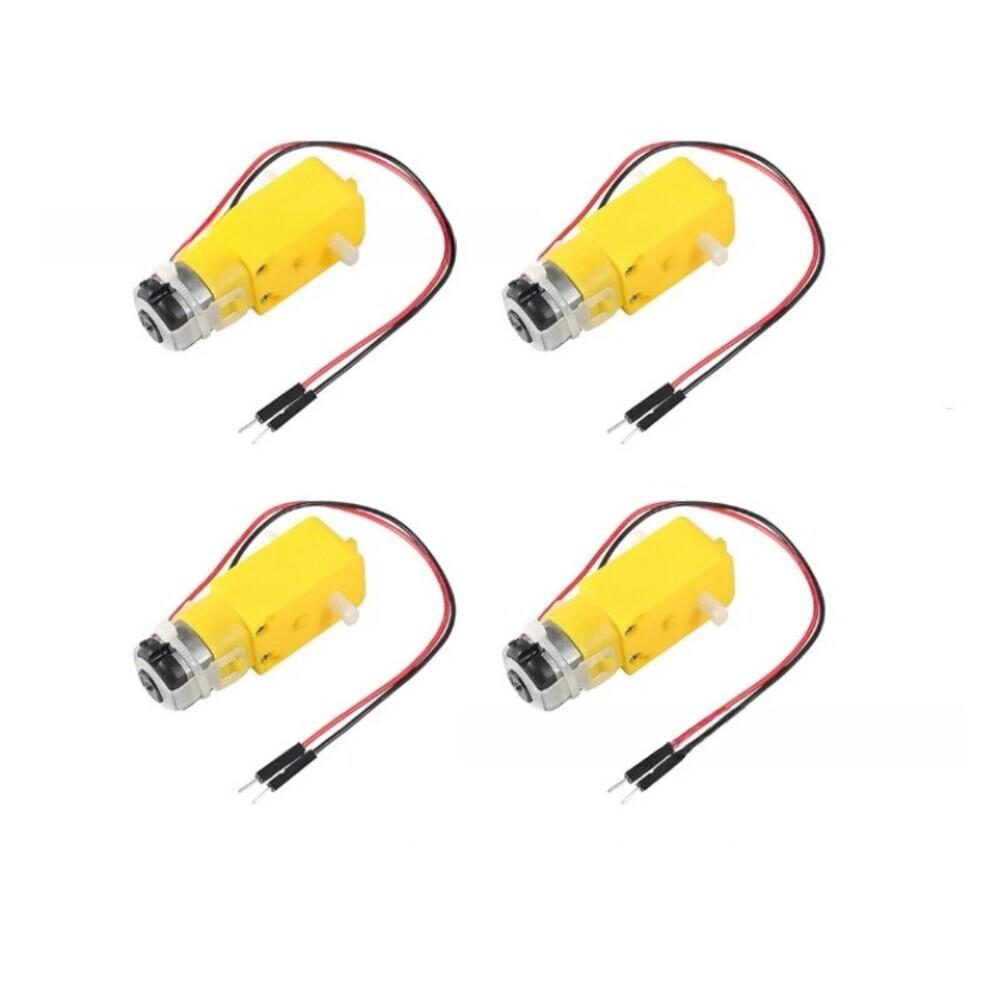 

3-6V Dual-Shaft Geared DC Motor Kit For Smart Remote-Controlled Cars Robots Accessories Easy Installation