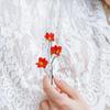 Branch-Shaped Flower Insert Brooch Metal Trendy Clothes Decoration Fashion Clothing Corsage Diy Branch Brooch For Wedding