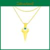 Cyberpunk Runner Davia's Cross Fluorescent Pendant Necklace