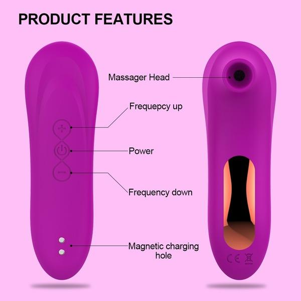 Clit Sucker Vibrator Oral Licking Pussy Tongue Vibrating Nipple Sucking Blowjob Clitoris Stimulator
