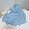 Cotton And Linen Solid Color Thickened Scarf Oversized Soft Women'S Shawl Warm Korean Version Of Fashion Silk Scarf
