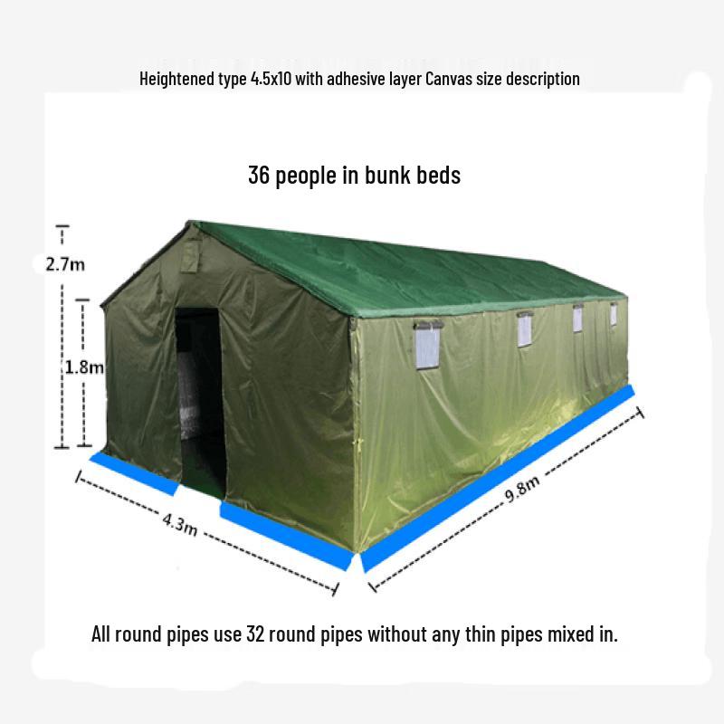Jundingying 4.5x10 Elevated Waterproof Canvas Tent