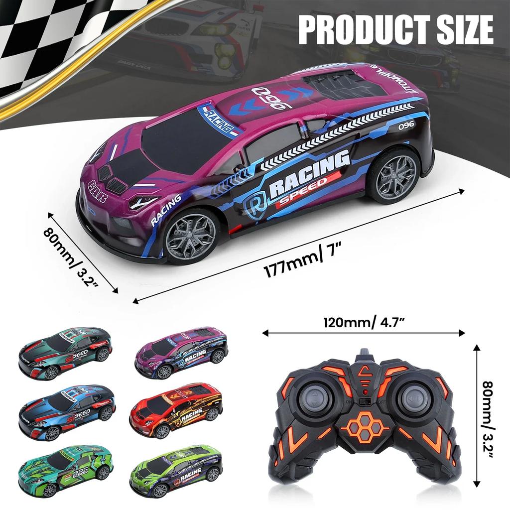 Rc Car Drift Racing Cars 2.4G Remote Control Model High Speed Off-Road Race Vehicles Competition Toys for Children Boys Kids
