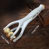 Dual-Row Finger Massage Tool, Brass Roller Design, Easy Use, Relieve Finger Fatigue, Promote Blood, Portable
