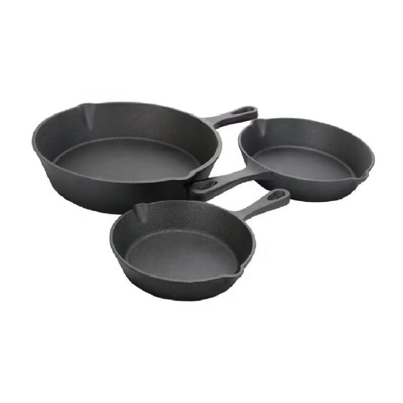 Wutuo Cast Iron Non-Stick Frying Pan Set - 4 Pieces