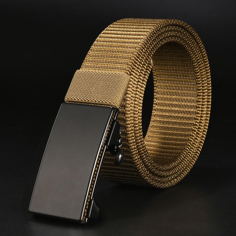 

2024 Toothless Automatic Buckle Nylon Canvas Belt - Отдых на природе и дышащий 115 cm