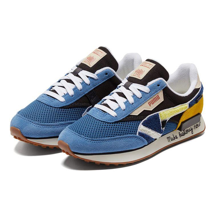 Puma Black Fives Future Rider Unisex Blue Yellow 381958-01