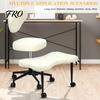 Computer Office Special-shaped Meditation Yoga Chair, Chair with Back Support, Cross Legged Wheels, Criss Desk Kneeling for Home Yoga, Adjustable