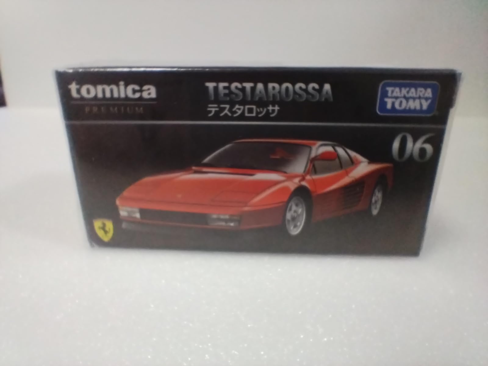 

Tomica Premium Ferrari Testarossa scale diecast model red 1/64 car,