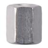 10Pcs M3 M4 M5 M6 Hex Nuts Silver Tone Metric Size Smooth Hex Coupling Nuts