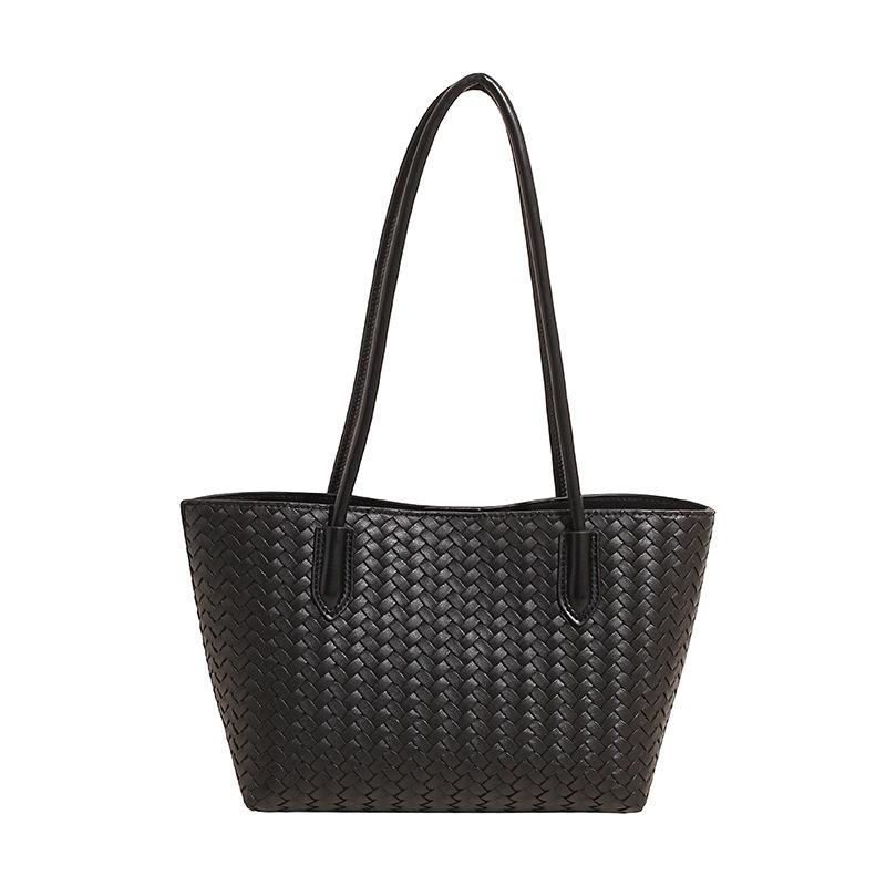 Summer New Tote Bag Women's Large-capacity Commuter Bag Casual Shoulder Woven Bag Underarm Bag