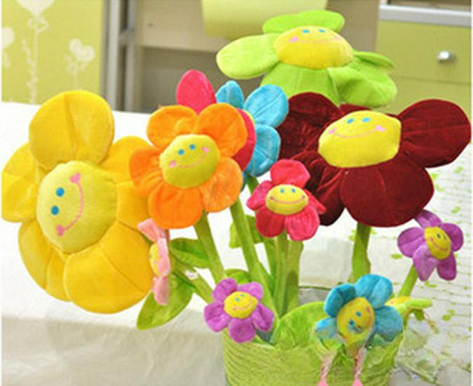 Plush Sunflower Cartoon Curtain Tieback Clip