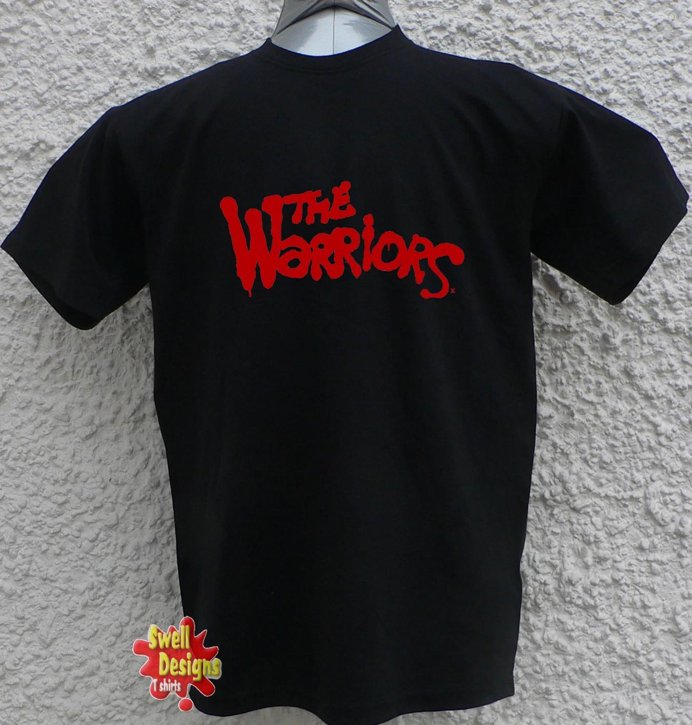 THE WARRIORS logo 70s cult tv movie retro cool T shirt L