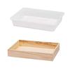 Multifunctional Rabbit Hay Feeder Wooden 3 in 1 Bunny Feeding Manger Wet and Dry Separation Double Basin Hamster Food Dispenser