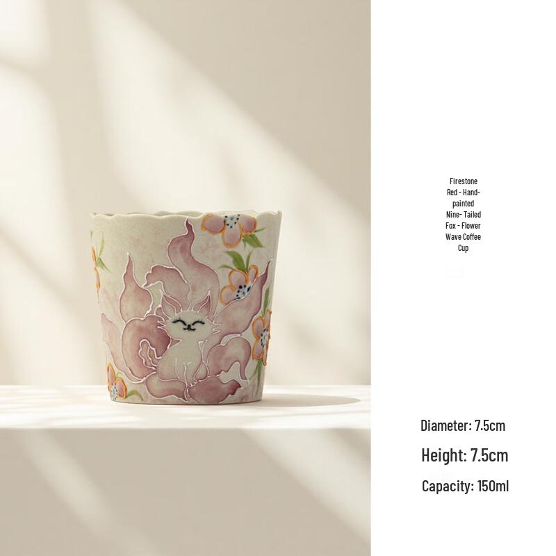 

Antique Nine-tailed Fox Ceramic Tea Set