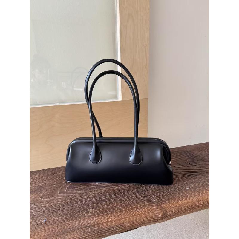 New high-end clip bag, shoulder bag, underarm bag, cowhide spring and summer niche design underarm bag 35CMX13CMX7CM