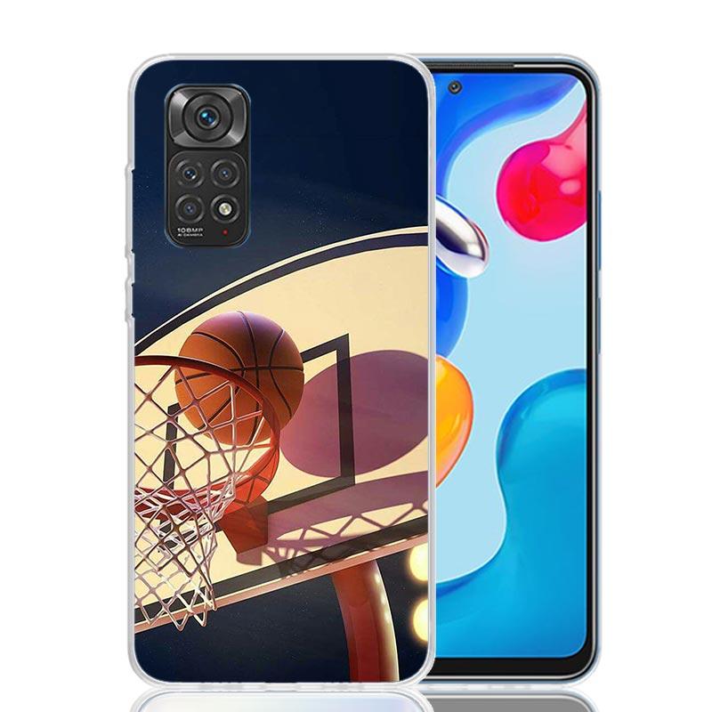 Basketball Basket Play Case Phone Cover for Xiaomi Redmi Note 14 13 12S 12 11S 11 11T 11E 10S 10 Pro Plus 5G Trend Fundas Note 1