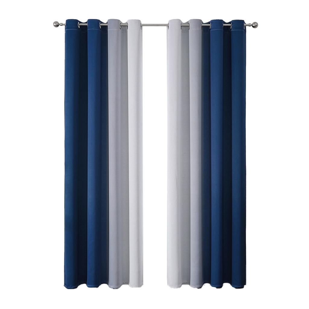 Hochpräziser Vorhang mit Farbverlaufdruck Vollverdunkelungsvorhang Temu