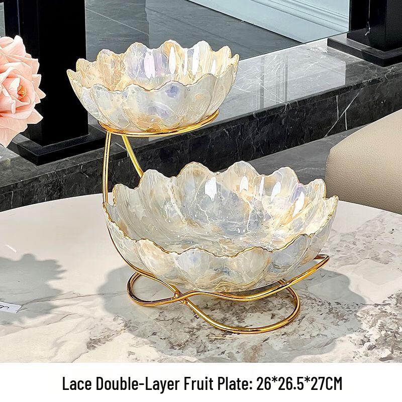 European Style Multi-tier Fruit & Dessert Serving Plate