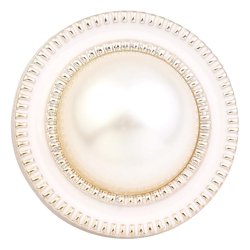 10Pcs Pearl Buttons Pajamas Coats Sweaters Women'S Round Versatile High-End Decorative Buttons Daquan Clothes Accessories