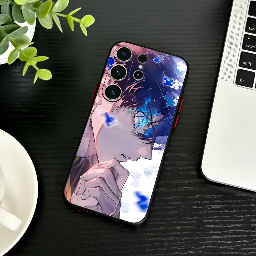 Anime Trent B-Blue D-Lock Phone Case For Samsung S26,S25,S24,S23,S22,S21,S20,Plus,Fe,Lite,Others Black Cover