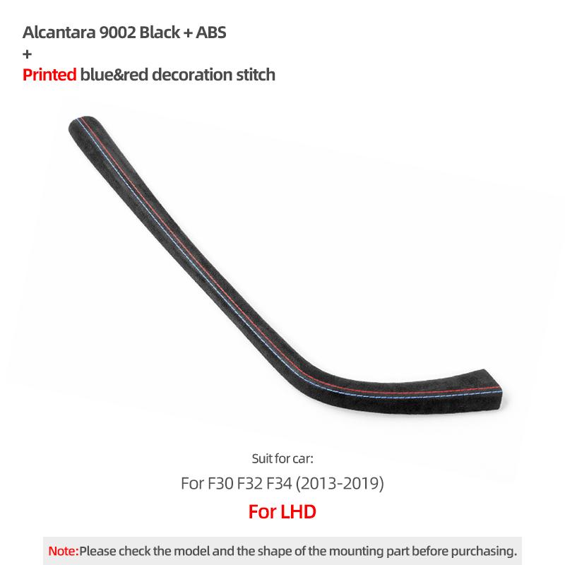 Center Console Gear Shift Panel Side Strip Made of Alcantara For 3 Series F30 F32 F34 M Performance Car Interior Accessories