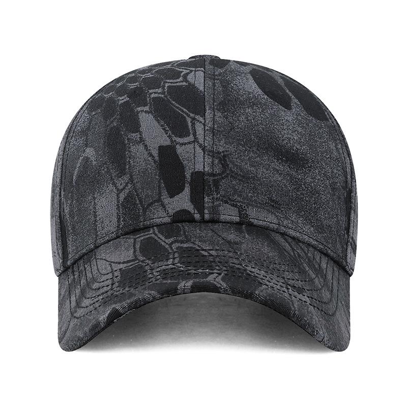 Spring Python Camouflage Tactical Baseball Cap Hard Top Adjustable Sunscreen Cap