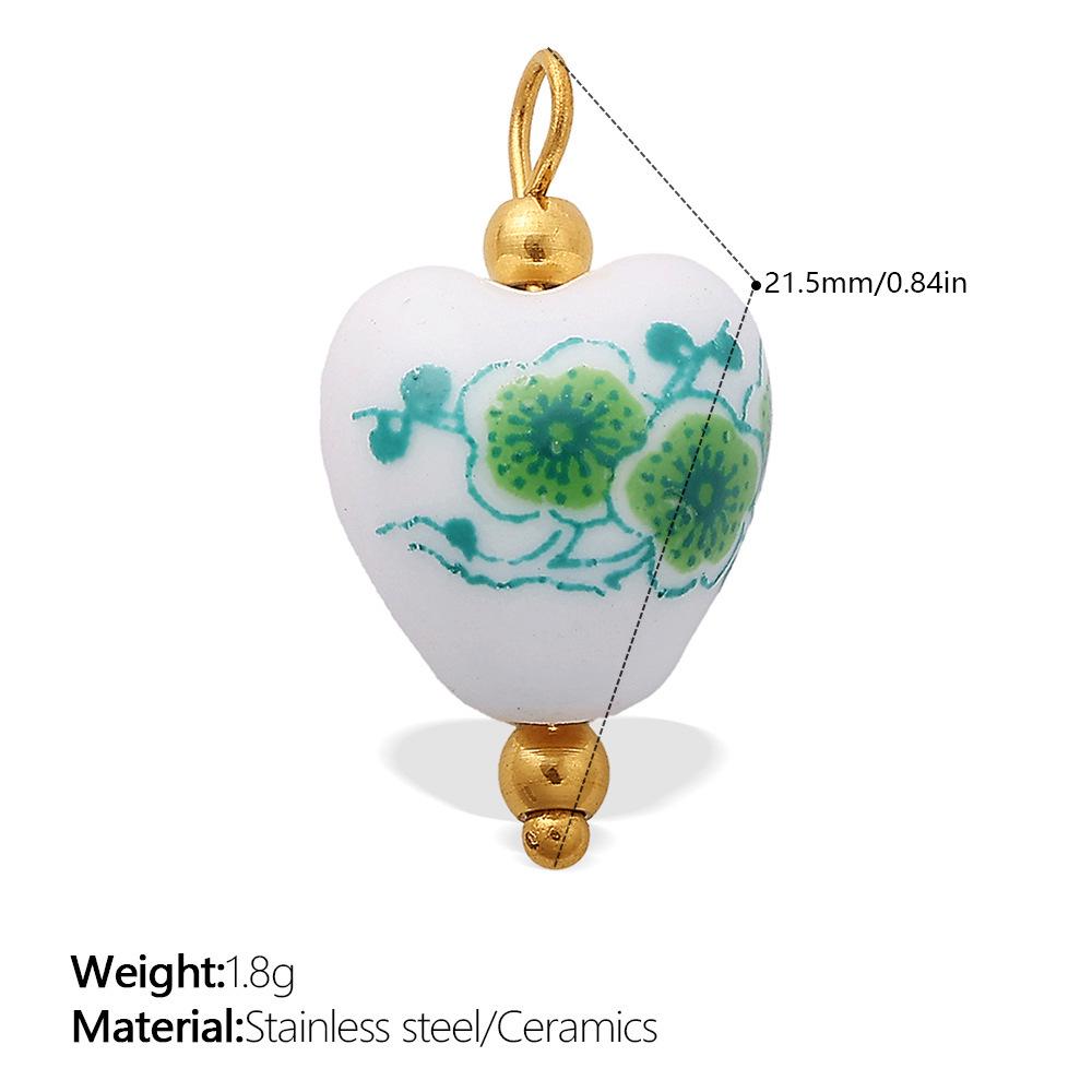 Cross-border Blue and White Porcelain Pendant Necklace & Bracelet Accessories