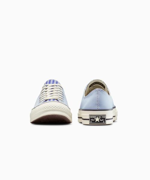 [Converse] Upcycled Chuck 70 Chambray Gingham Blue A10611C