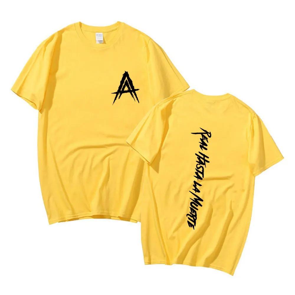 Cool Rapper Anuel AA Men Women T Shirt Oversized Cotton Hip Hop Short Sleeve Graphic T-Shirt Streetwear Tee Trend Clothes Tops