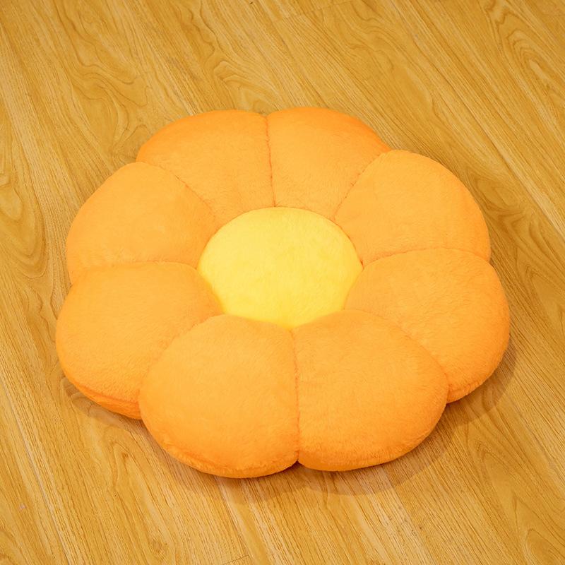 Kawaii Rainbow Sun Flower Cushion Plush Pillow Toy Soft Cartoon Plant Stuffed Doll Chair Cushion Car Decor Lovers Birthday Gifts