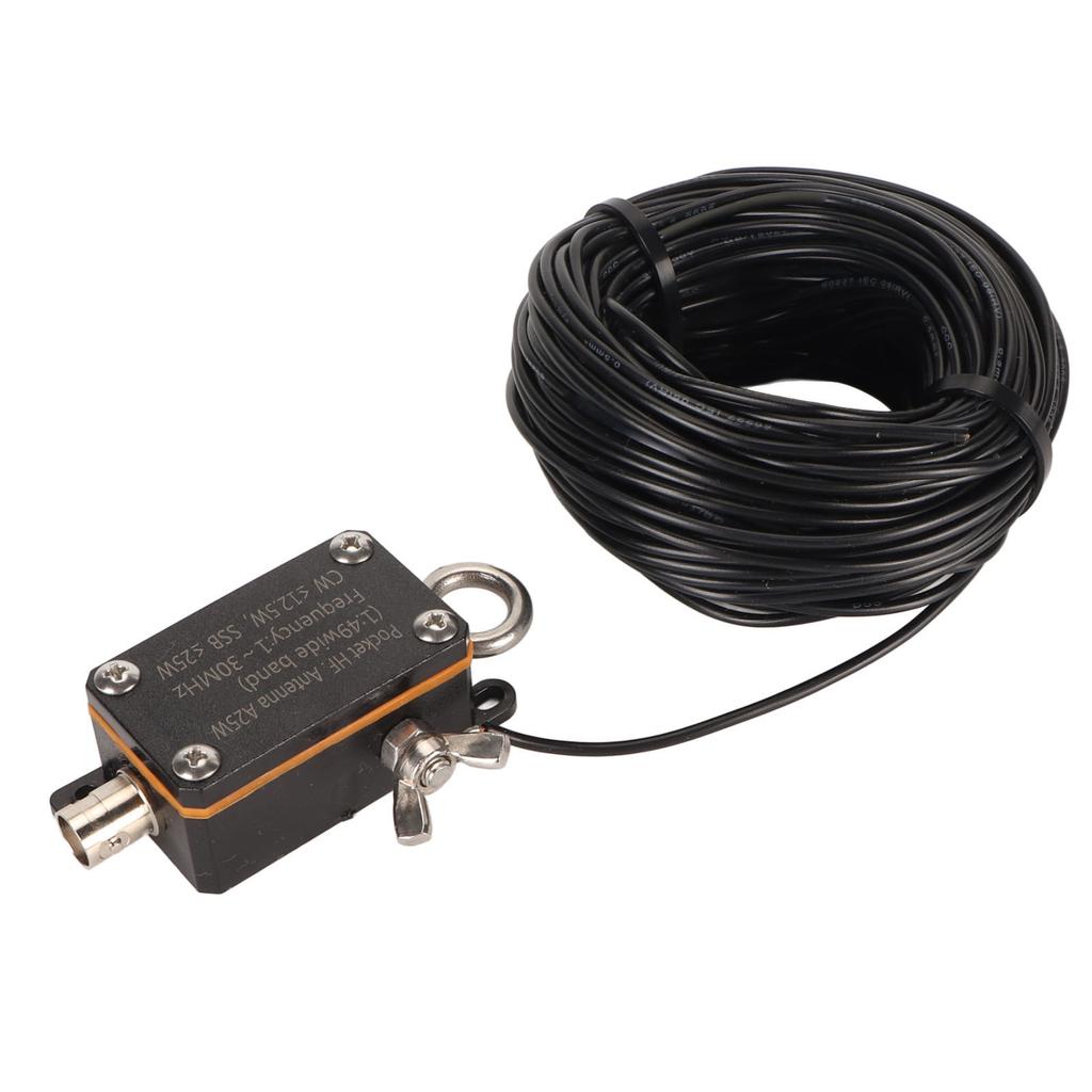Portable HF End Fed Antenna 1‑30MHZ FE8 CW SSB 1:49 Balun Short Wave Pocket End Fed Radio Antenna Or Outdoor