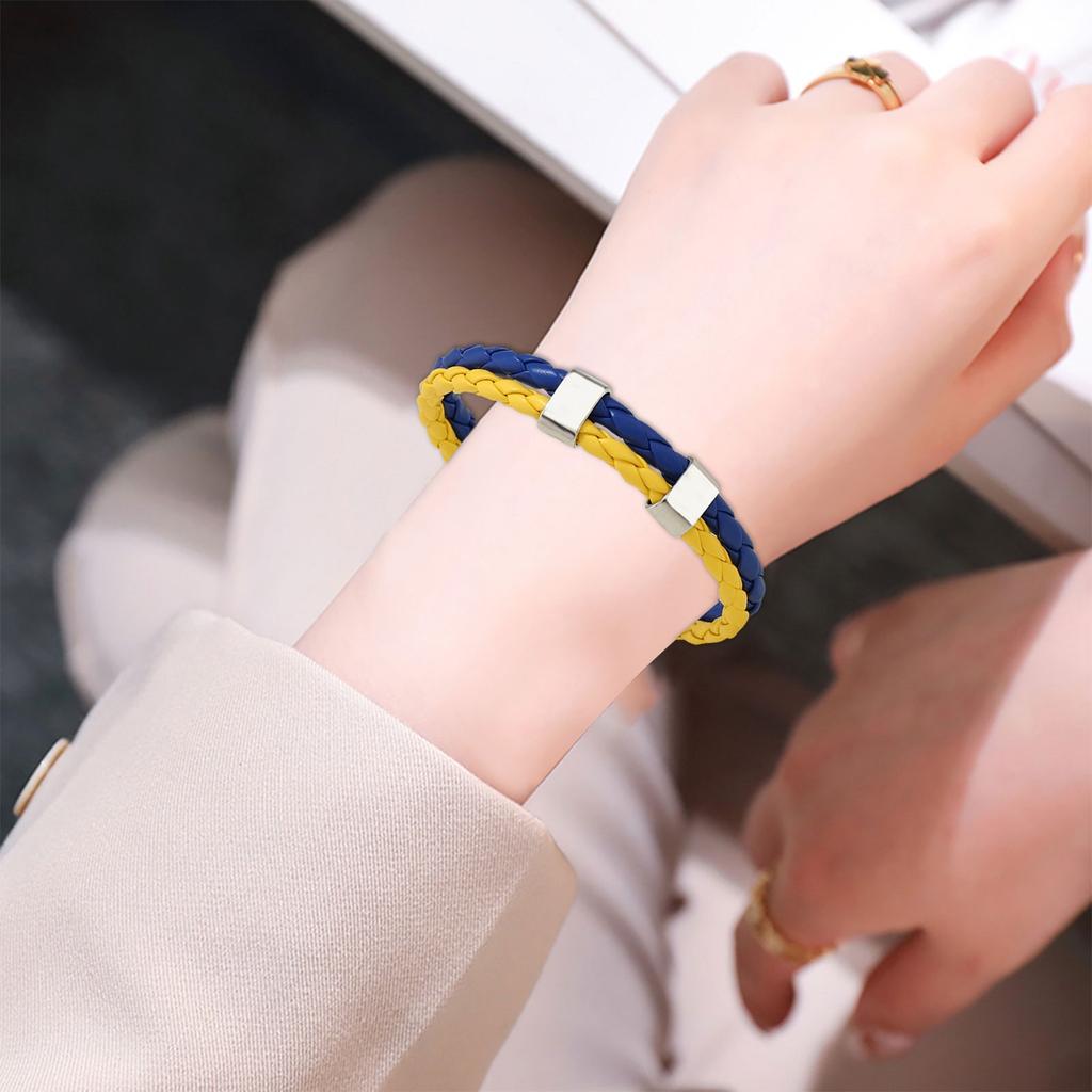 Kreativt ukrainsk armbånd vevd armbånd for menn og kvinner