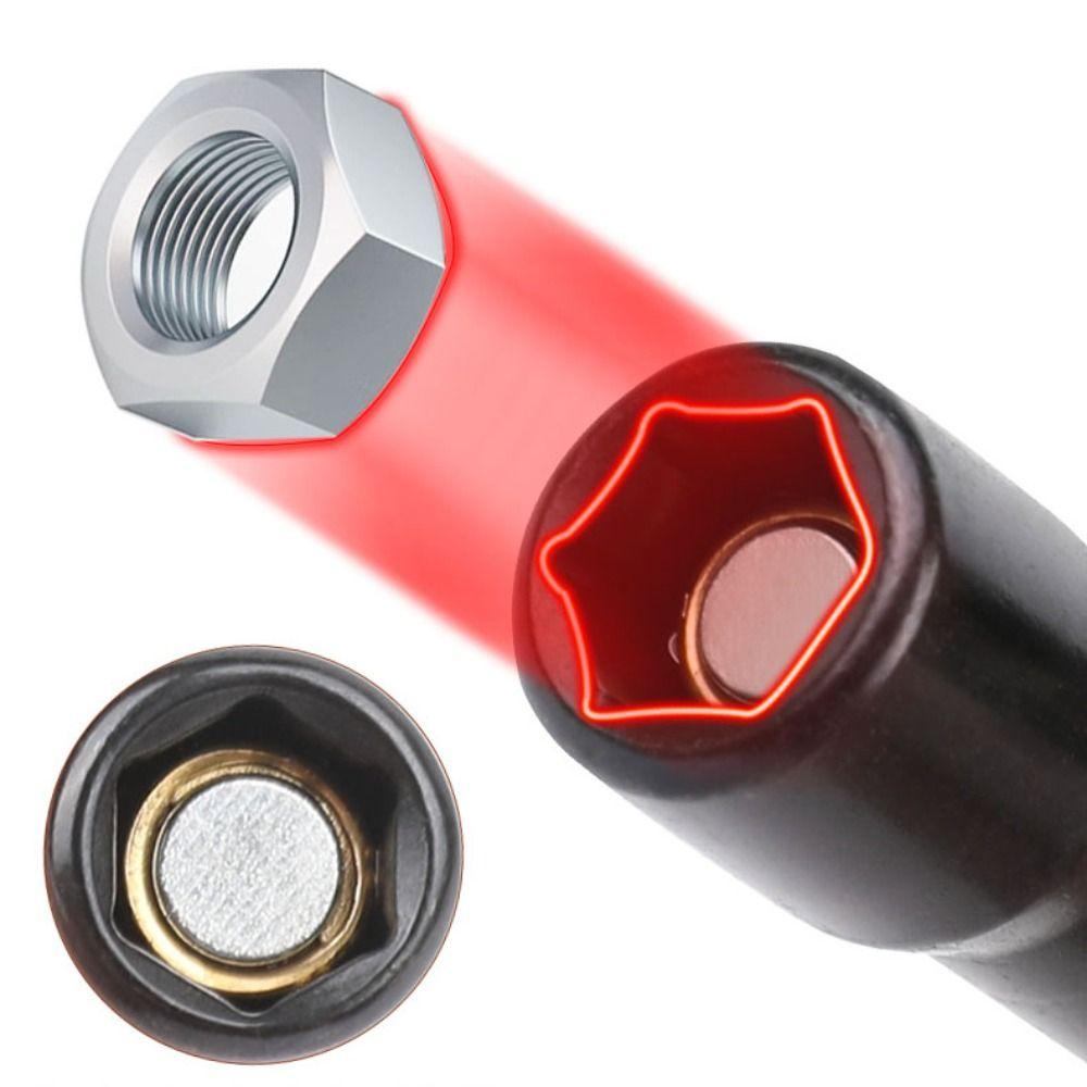 High Hardness Hex Socket Sleeve Magnetic Drill Bit  Extender Impact Socket Head  Power Screwdrive