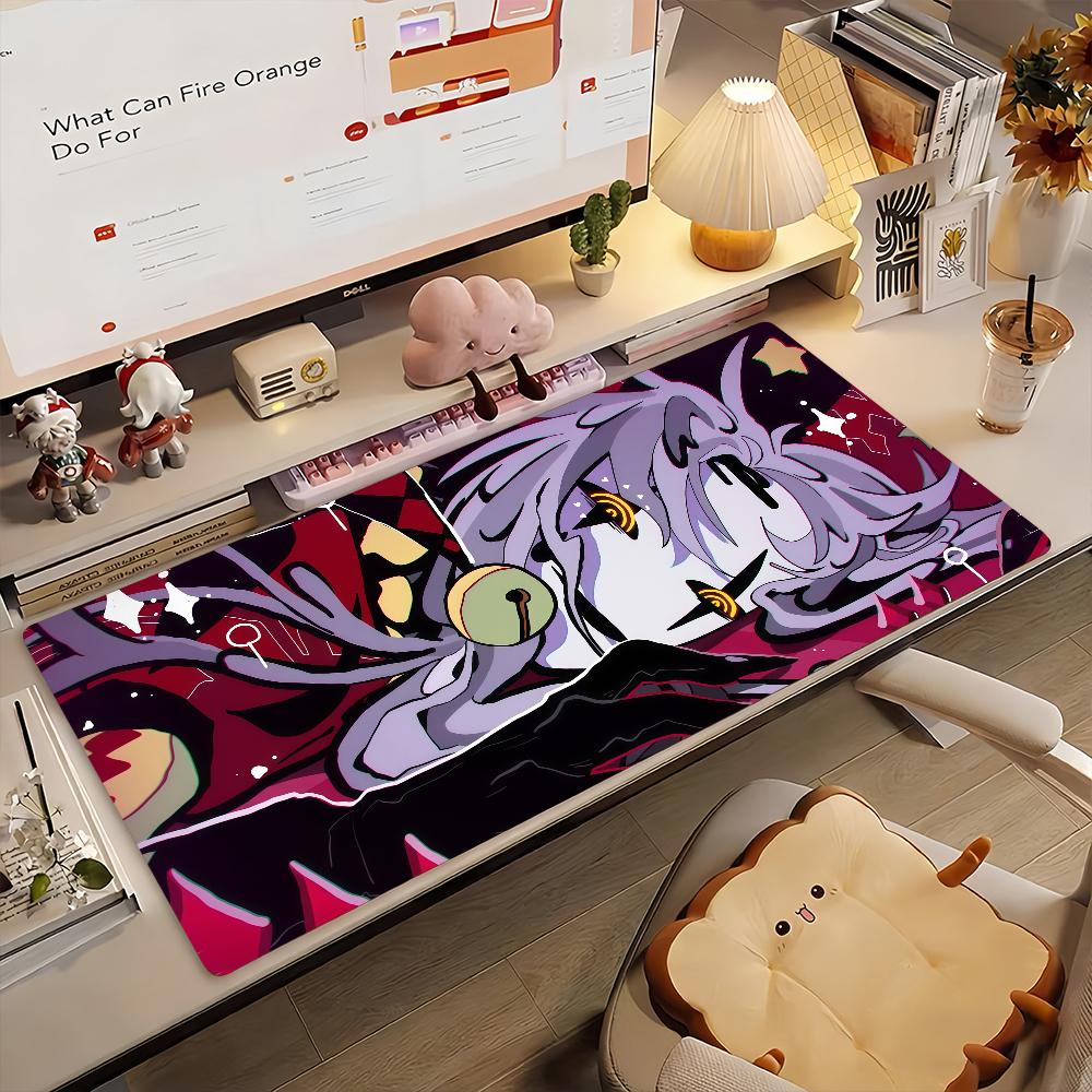 Game The F-freak C-circus Pierrot Mouse Pad Anti Slip Rubber Edge Locked Thickened Laptop Gaming Desk Mat