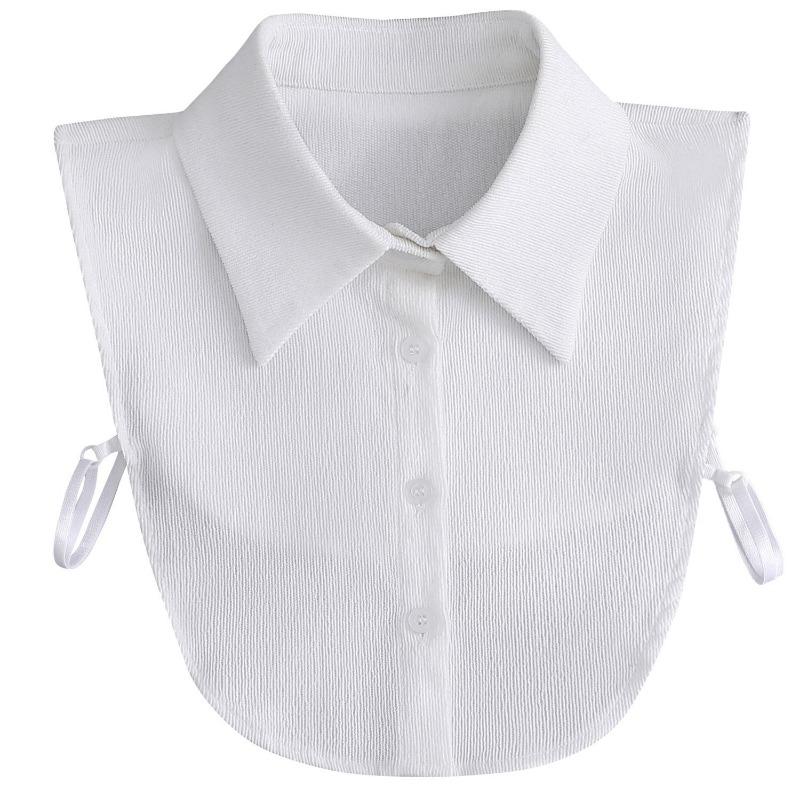 Hollow Lace Chiffon Doll Cotton Fake Collar Blouse Sweater Detachable Shirt Collar False Collar Lapel Women Top Collars Decor