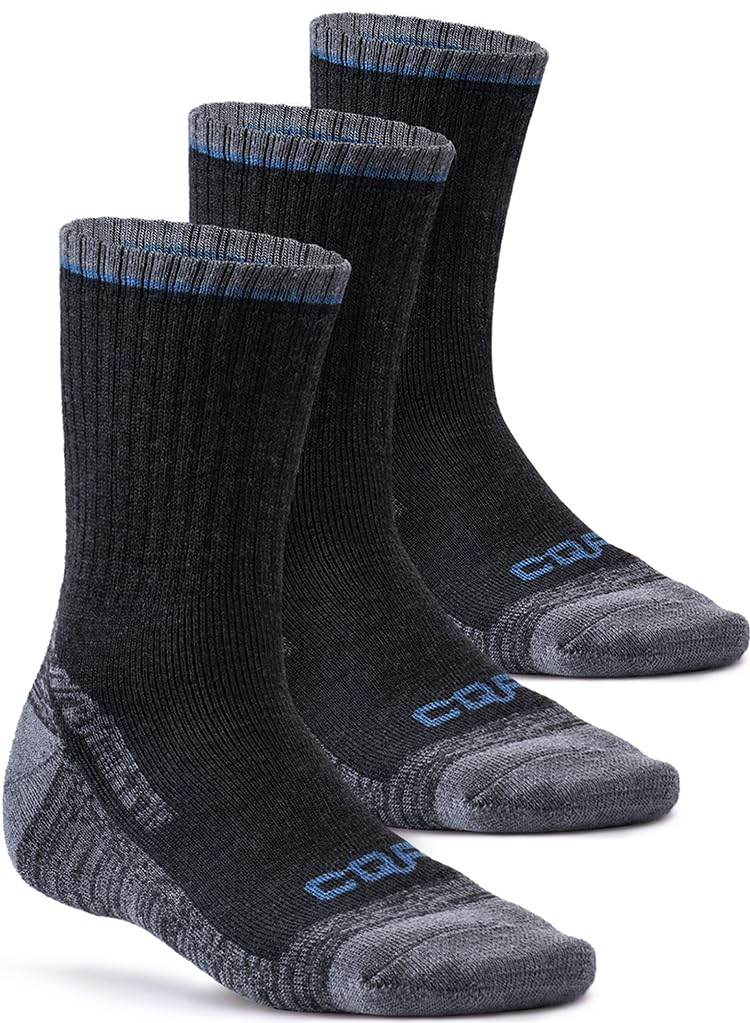 

CQR и Длинные носки из толстой шерсти Идеально подходят для и Занятий на открытом воздухе Мужские Женские [Дышащие, Антибактериальные, Устойчивые к запаху, Влагоотводящие, Быстросохнущие]