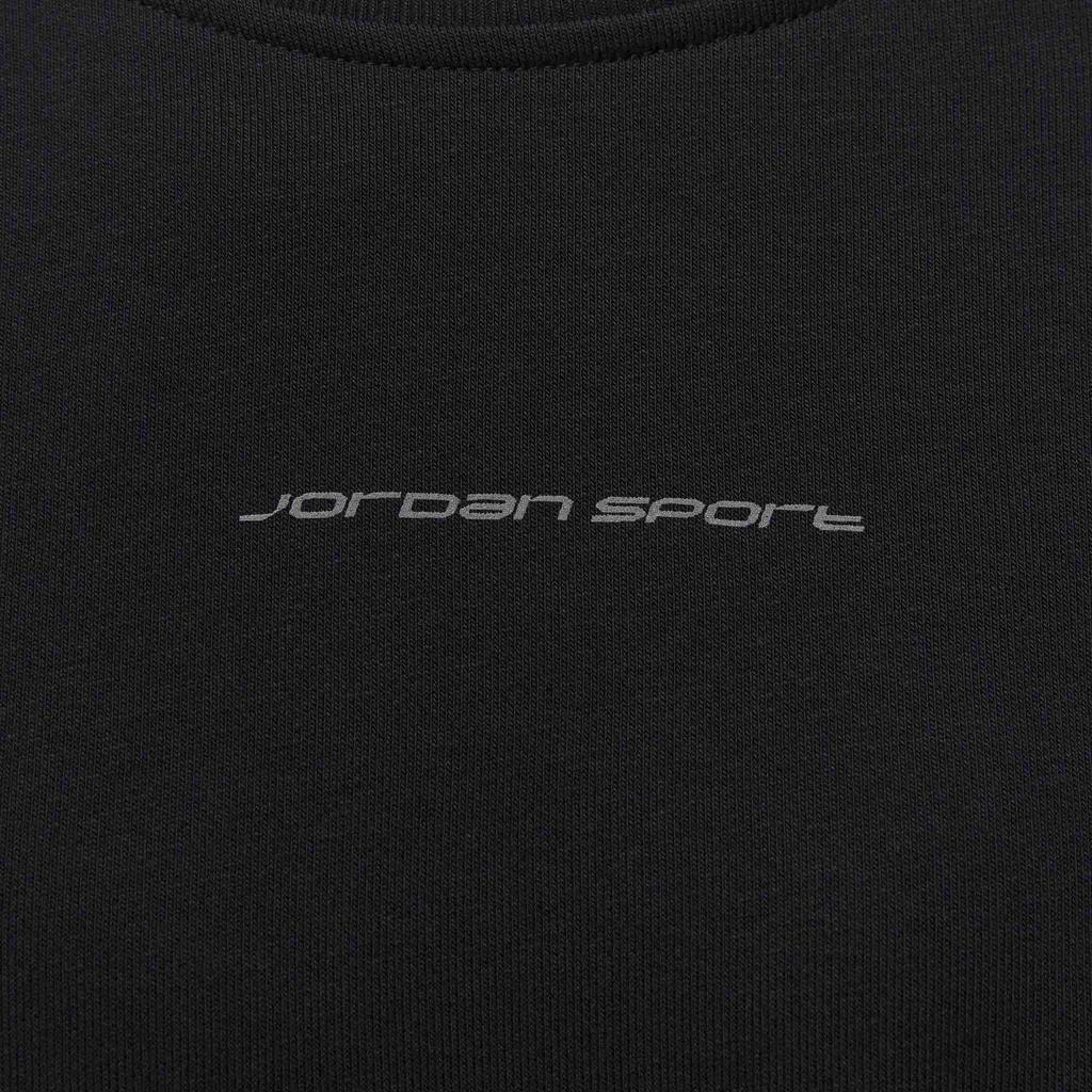 Jordan Solid Color Round Neck Casual Long Sleeve Sweatshirt Women sweatshirt Black FN5123-010