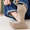 Solid-colored Cotton Socks, Men's Spring and Autumn Sweat-absorbing and Odor-proof Mid-calf Socks, Men's Versatile Sports Socks