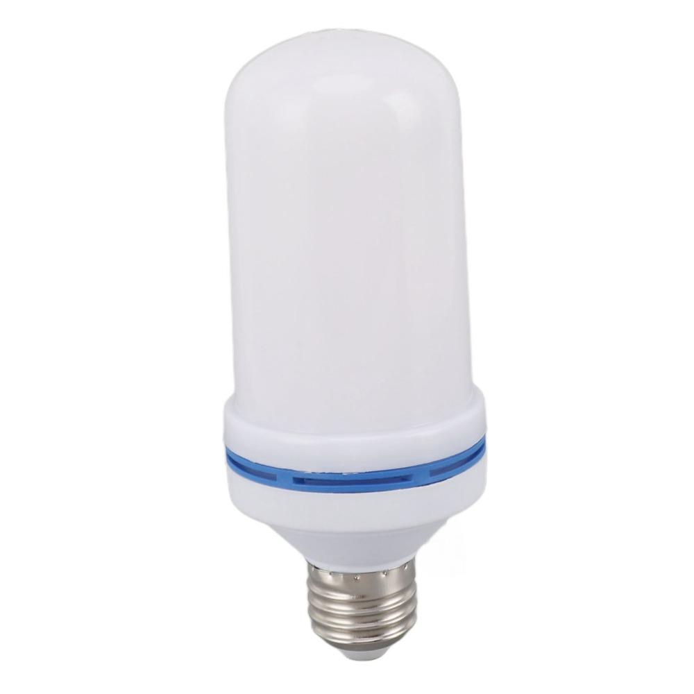 2 Pack 3W LED Flame Light Bulbs 4 Modes E26 Base Flickering Light Bulbs AC 85‑265V Upside Down Effect Fire Light Bulbs