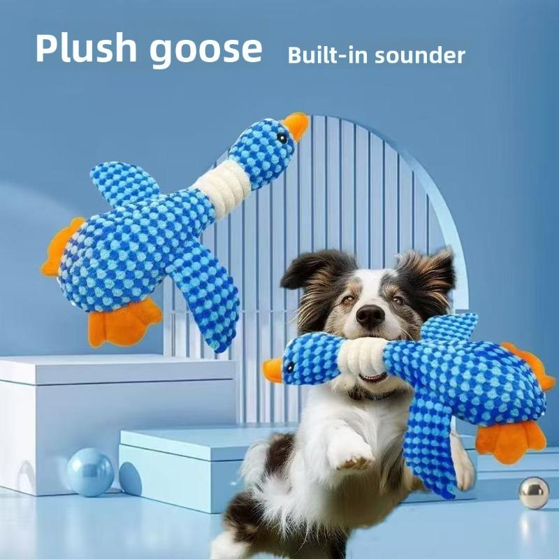 Dog Toys, Plush Wild Geese To Sleep with, Ducks That Are Resistant To Biting, Teeth Grinding and Vocalizing, Pet Vocalizing Dog Toys
