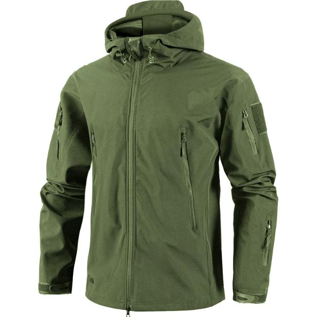 Herren Winter Softshell Wasserdicht Cargo Jacken Herren Hoodie Mantel Kampf Angeln Wandern Camping Klettern Skifahren Jagd Outdoor