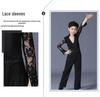Children's Autumn Ballroom Dance Outfits: Boys' Latin Competition Costumes, Adult Sizes Available.