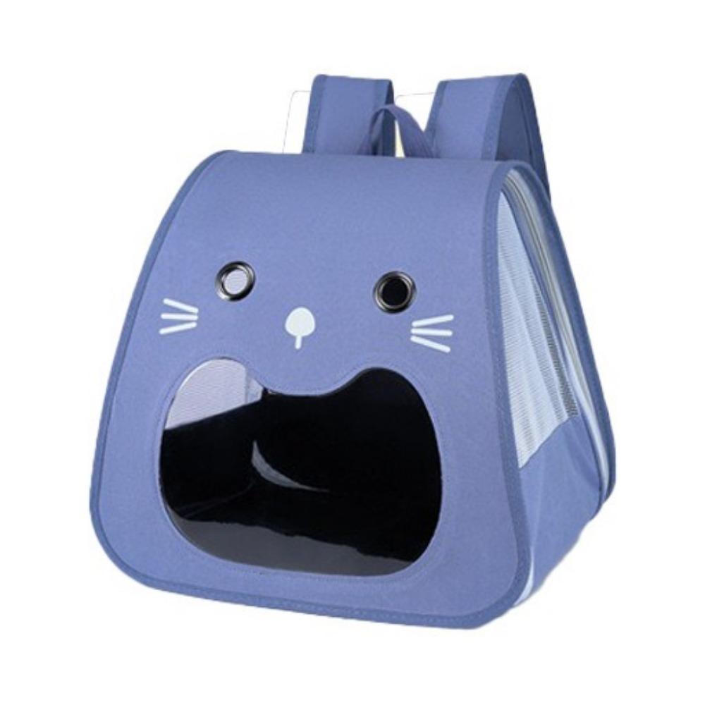 Bolsa Transportadora Dobrável para Gatos Grande Capacidade Respirável Bolsa de Transporte para Filhotes Dobrável Mãos Livres Bolsa de Viagem para Animais de Estimação Transporte de Animais