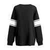 Women's Loose And Comfortable Letter V-neck Sportswear Long-sleeved Sweatshirt Daily Matching Clothes