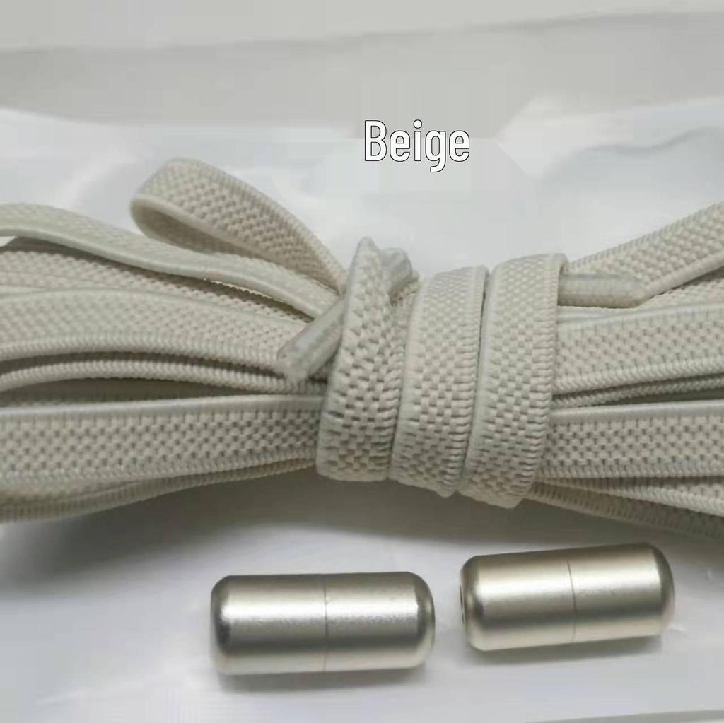 Colorful No-Tie Metal Capsule Lazy Shoelaces