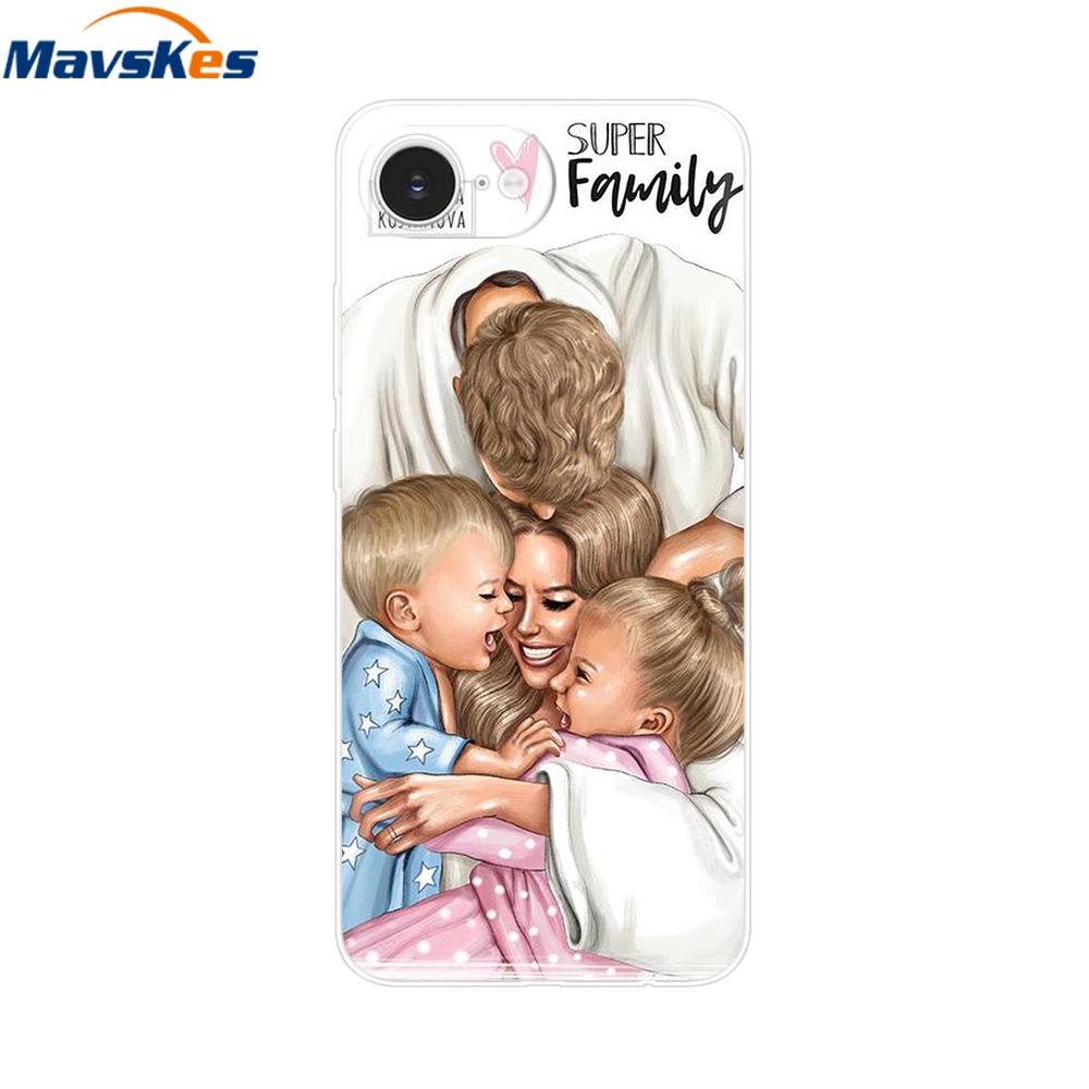 For iPhone 16e Case For Apple iPhone 16e Case Luxury Clear Painted Cover Case For iPhone 16e 16 E Coque Protective Cover Fundas