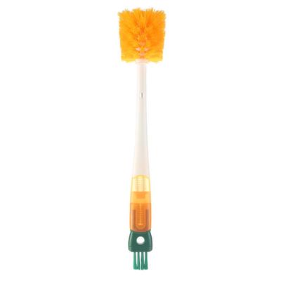 Multifunctional Cup Brush Robust Soft Bristles Non Slip Long Handle Cleaning Brush for Lid Straw